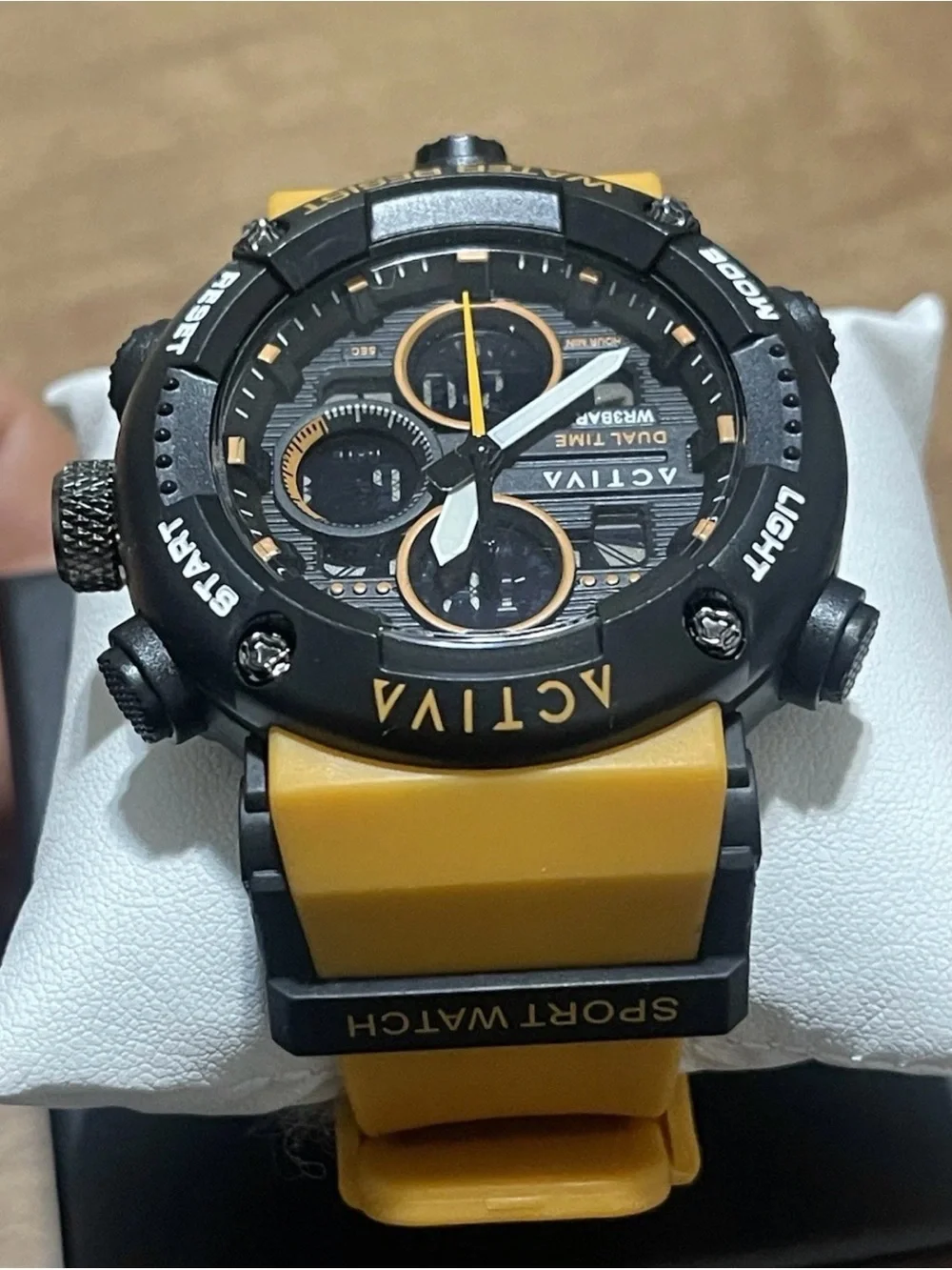 Activa X Invicta Digital Men's Watch - 52mm. Orange & Black, New
